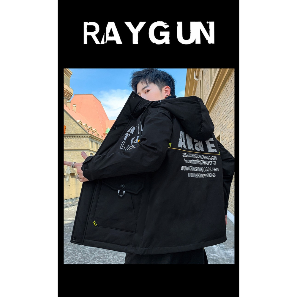 2021新款冬季男士棉衣韓版潮流寬松連帽羽絨棉服男青少年加厚外套-細節圖10