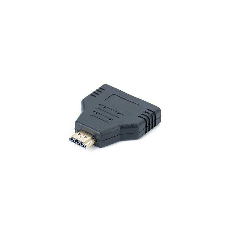 HDMI一公轉二母1分2轉接頭HDMI一進二出分配器hdmi一分二切換器-細節圖4