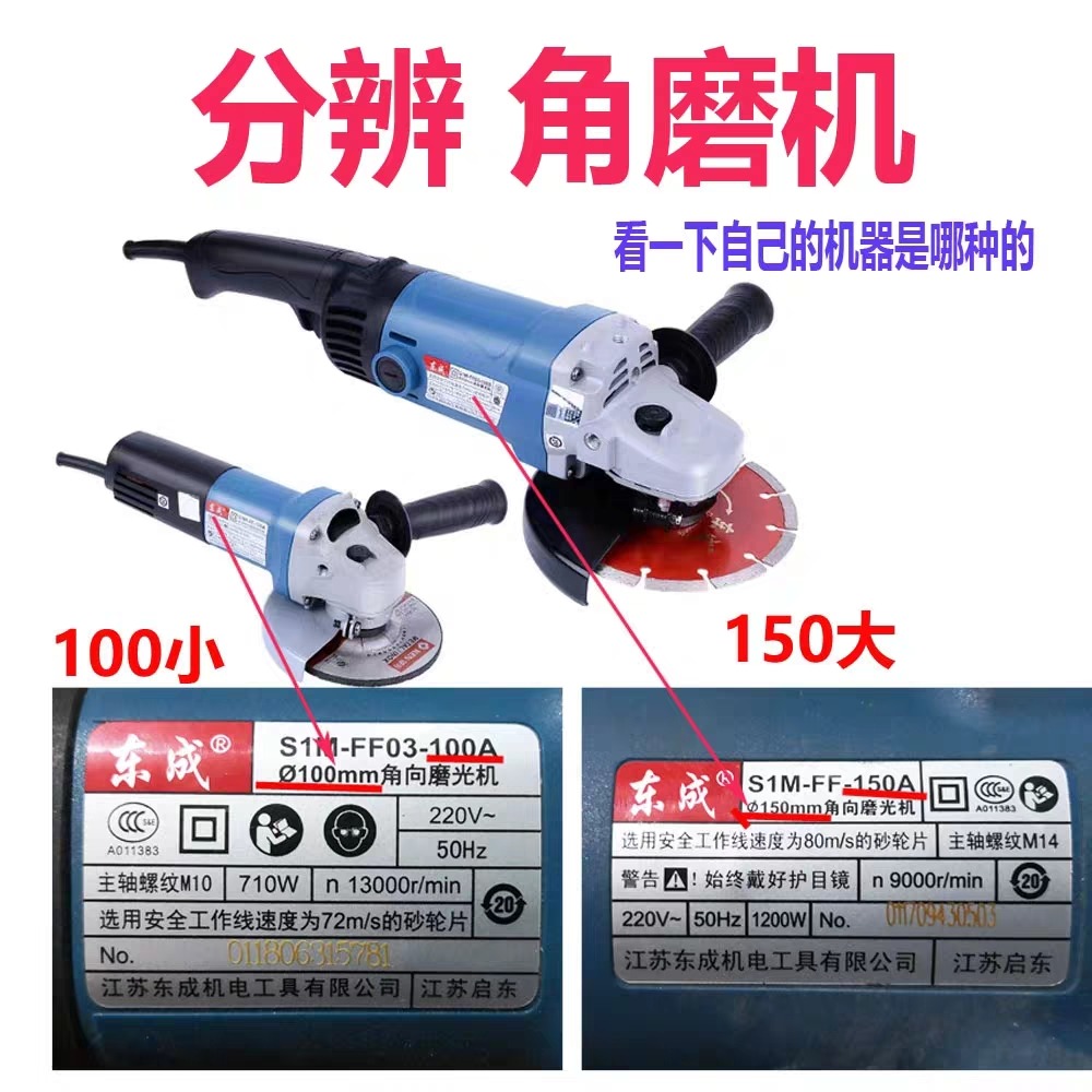 角磨機壓板改裝夾板不銹鋼壓蓋六角螺母配件磨片鋸片工具通用磨光-細節圖4