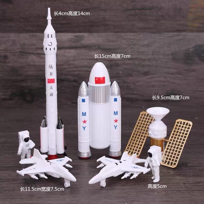 充氣火箭玩具大型宇航員太空人模型仿真長徵航天飛機飛碟飛船氣模-細節圖3