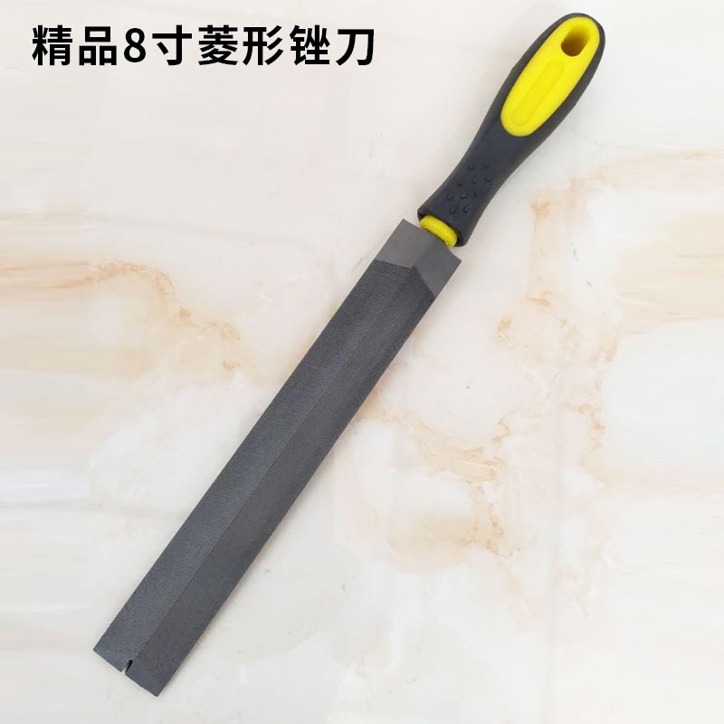 木工專業細齒菱形發鋸手鋸銼修邊鋸銼整形挫銼刀打磨銼刀伐鋸鋼銼-細節圖7