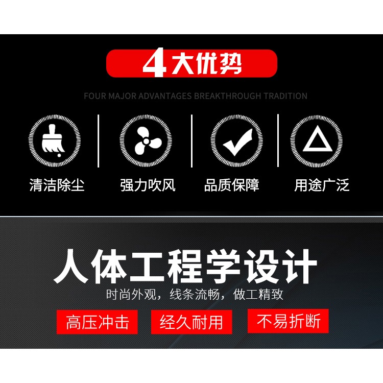氣動鋁合金強力高壓吹塵槍塵吹槍吹氣吹風槍空壓機塑料除塵槍-細節圖3