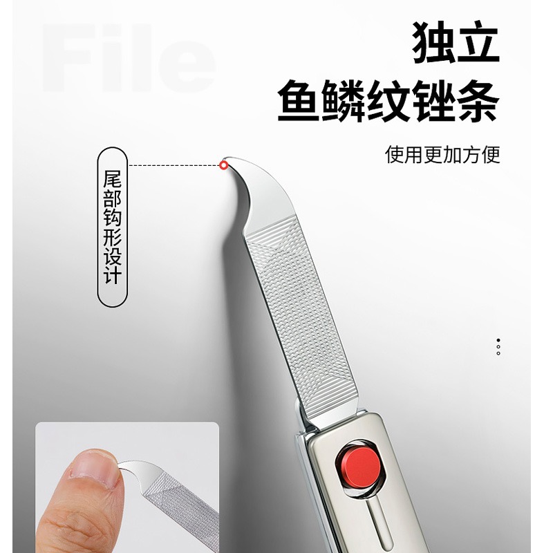 歐美達指甲刀大號斜口指甲鉗鷹嘴嵌甲甲溝專用尖口指甲剪平口單個-細節圖3
