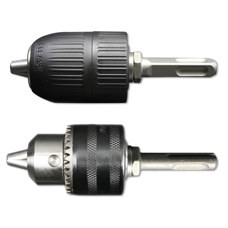 電錘轉電鉆轉換接頭手電鉆鉆夾頭扳手式自鎖鉆夾頭1.5-13mm-細節圖4