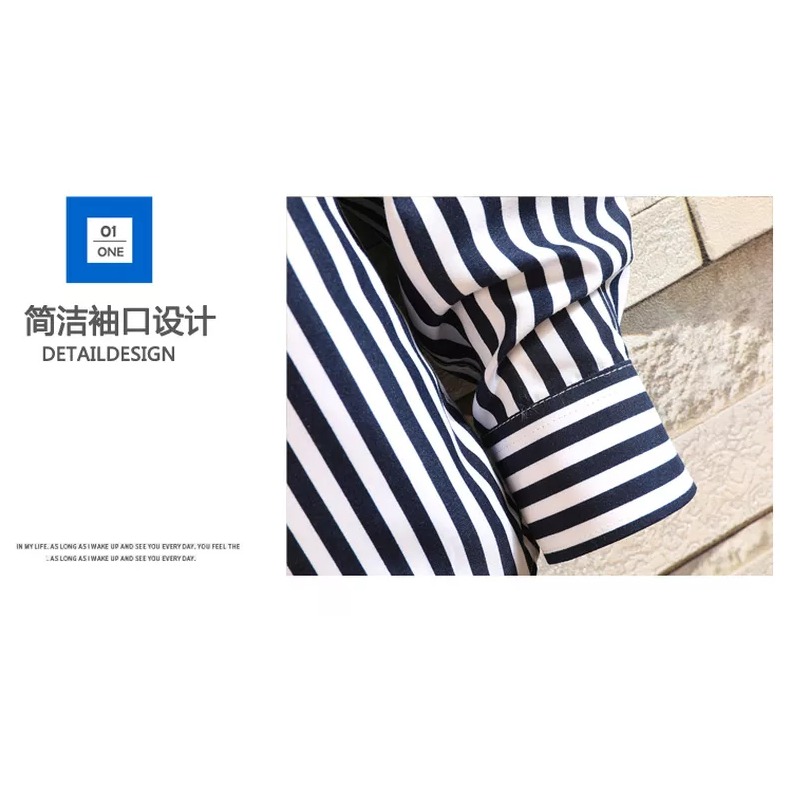 春秋季男士長袖襯衫韓版潮流帥氣條紋港風襯衣休閑外穿寸衫格子男-細節圖10