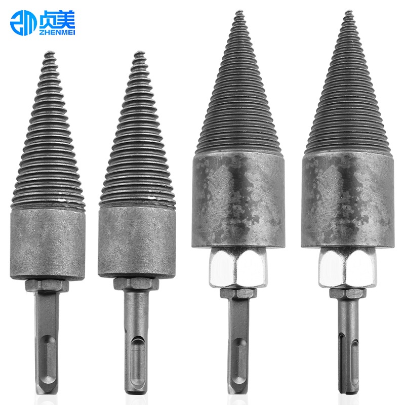 劈柴神器家用農村砍柴鉆頭分裂器劈材機破柴鉆木頭電動小型轉頭-細節圖2
