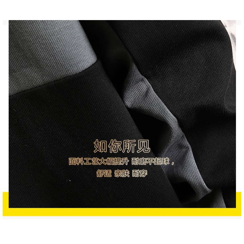 青少年衛衣男士連帽春秋季純棉2021新款大童潮初高中學生薄款衫早-細節圖7
