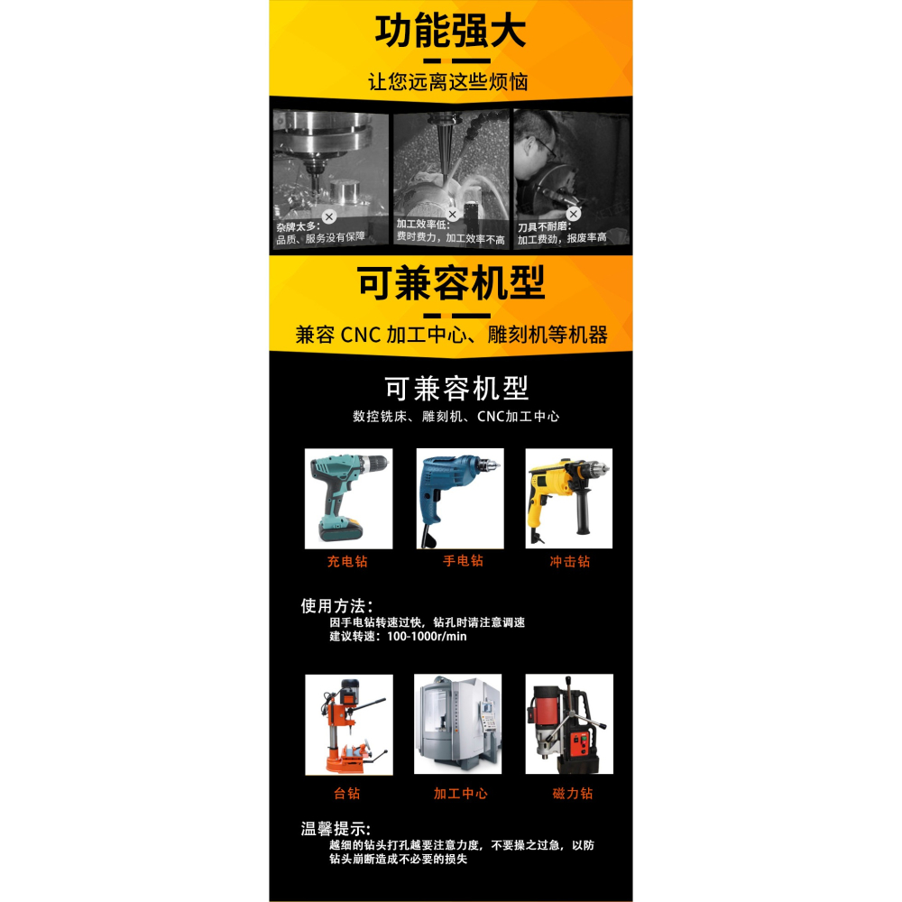 M2高速鋼麻花鉆鉆頭打孔鋼鐵不銹鋼專用超硬手電鉆轉頭花0.5-16mm-細節圖5