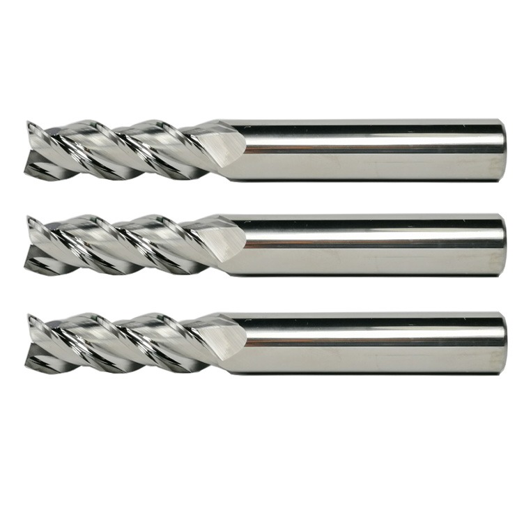 55度高光鋁用立銑刀銅鋁專用3刃加長鎢鋼兩刃合金6 8 10 12 16mm4-細節圖4