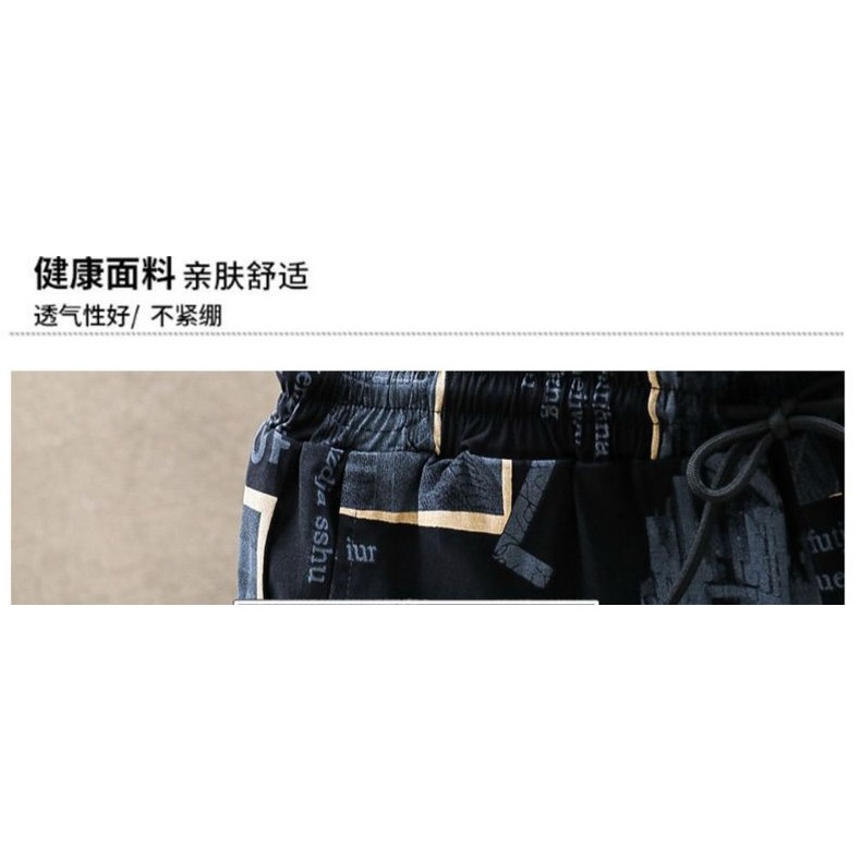 短褲男士夏季五分褲外穿潮流寬松休閑運動薄款冰絲沙灘七分中褲子-細節圖9
