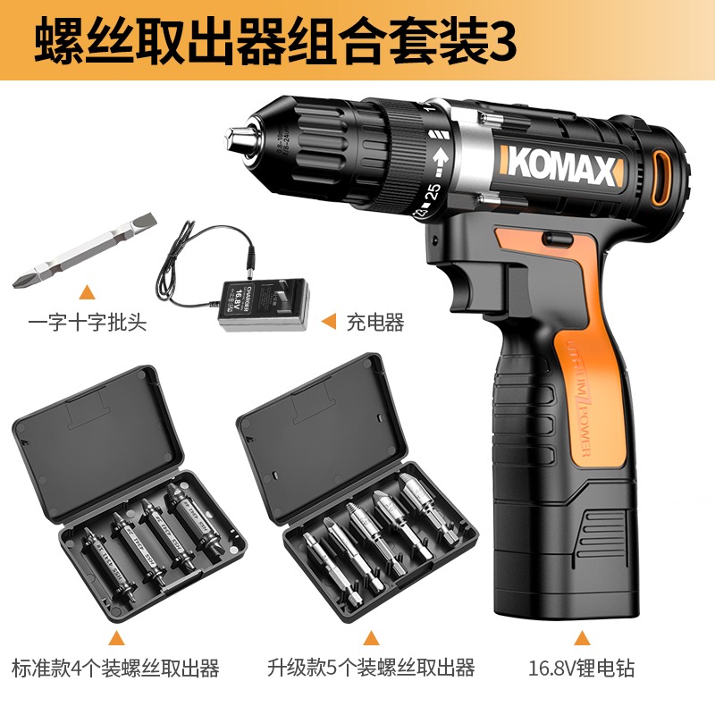 德國斷頭螺絲取出器取短頭螺絲工具取絲器反絲滑絲斷絲取出器神器-細節圖2