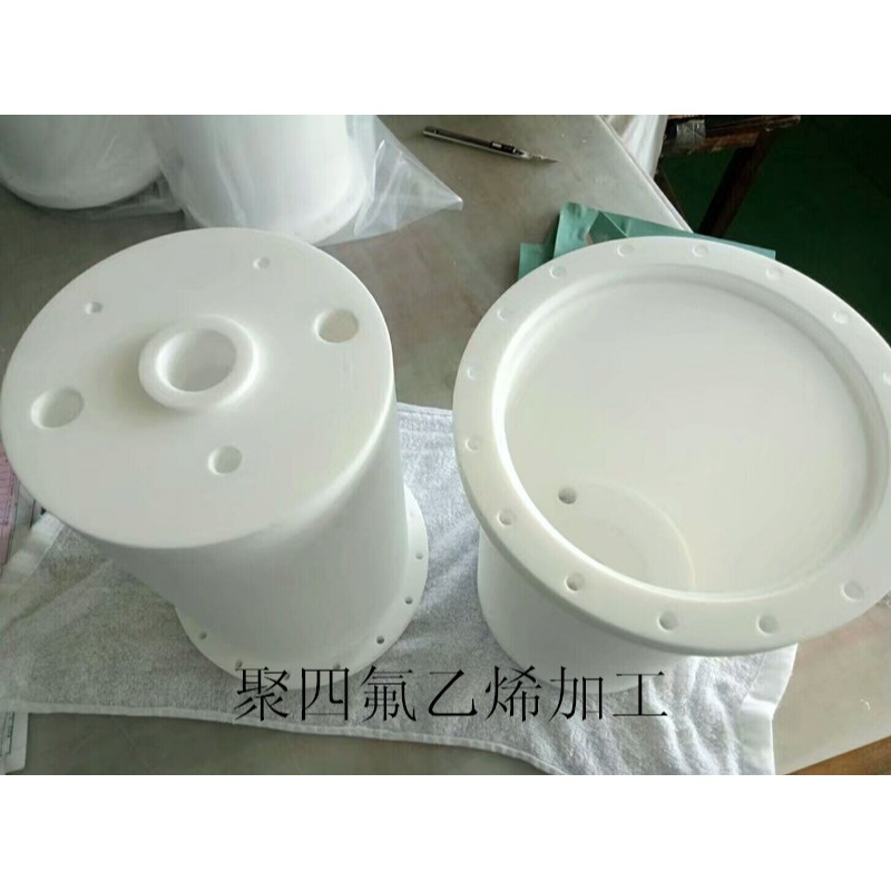 聚四氟乙烯法蘭PTFE法蘭螺紋尼龍棒加片軸套襯套輪子加工尼龍墊片-細節圖3