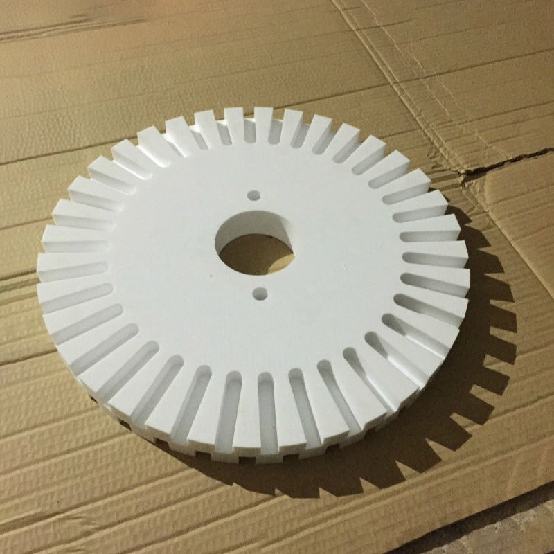 聚四氟乙烯法蘭PTFE法蘭螺紋尼龍棒加片軸套襯套輪子加工尼龍墊片-細節圖5