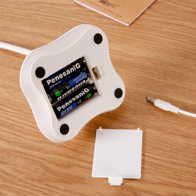 LED學生電池的幹電池夾子兩用裝臺燈充插護眼臺燈宿舍小高中USB-細節圖4