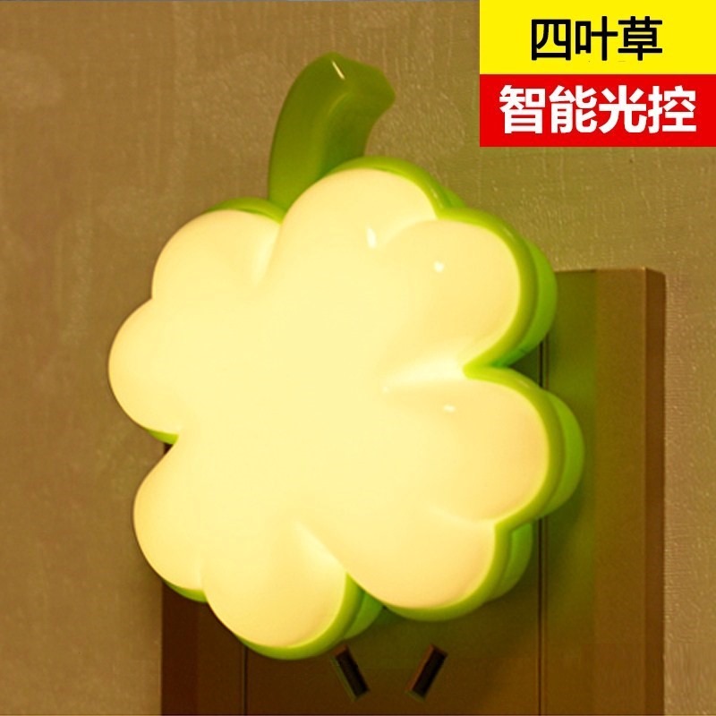 迷你夜間夜燈暖光壁燈插座節能餵奶式插電嬰兒牀頭小燈。小臥室-細節圖3
