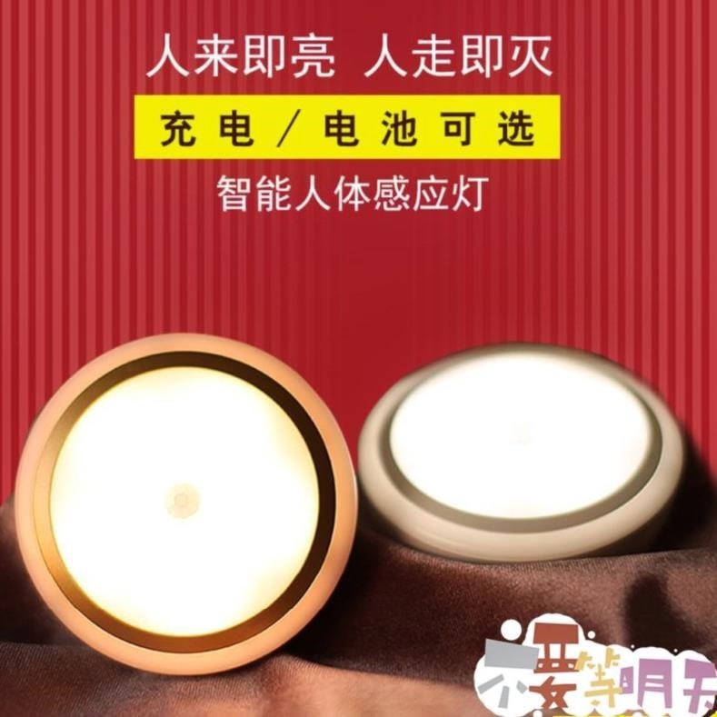 智能室外聲控樓道感應裝飾感應led池無線款燈充電鋰電樓梯間LED燈-細節圖4