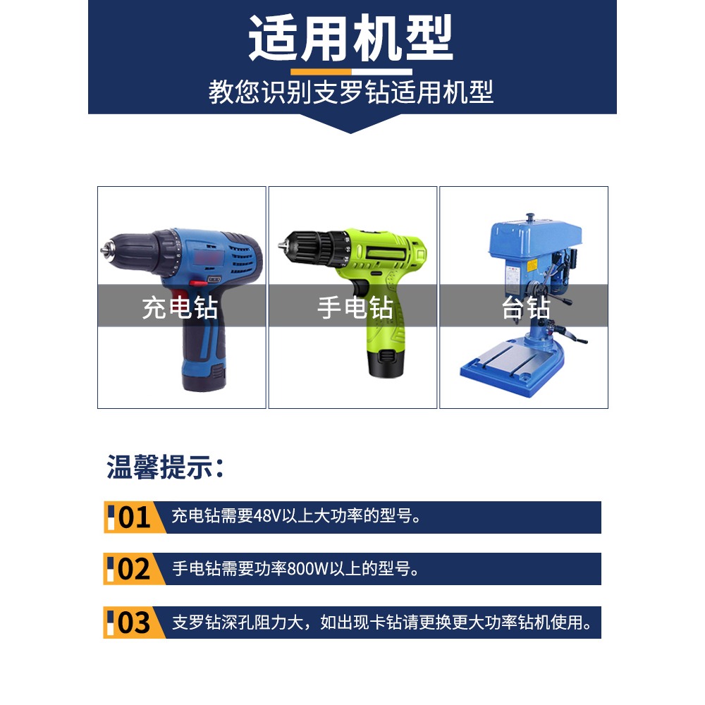迪躍加長支羅鉆 木工開孔鉆頭 電扳手專用電動扳手木頭轉頭18大全-細節圖4