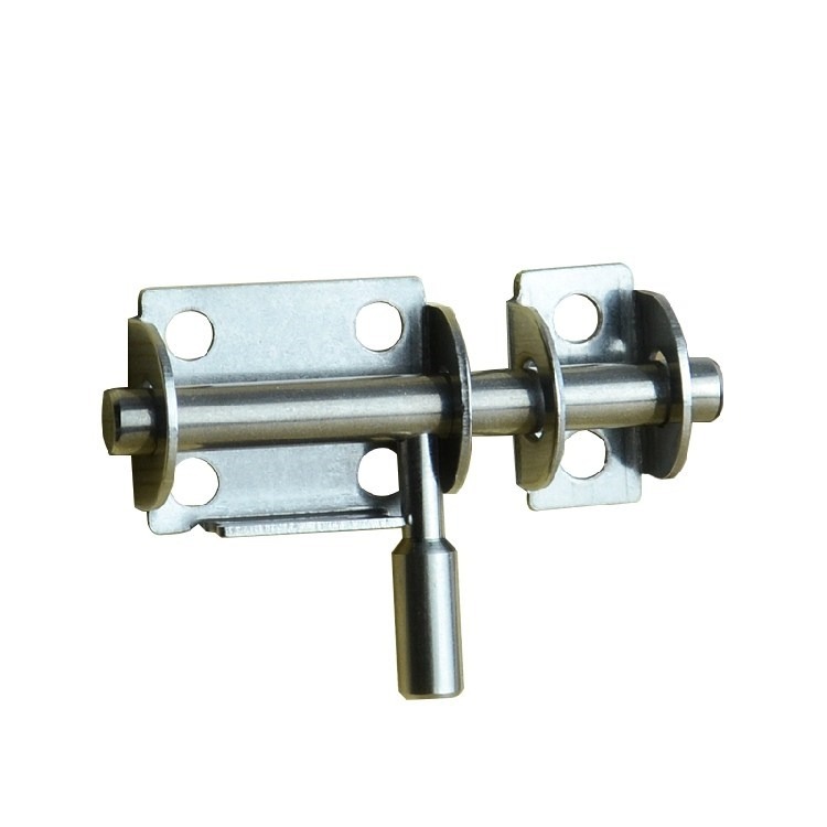 插銷扣鎖衛生間固定衣櫃明裝木門老式門栓打孔暗搭扣家用廁所房門-細節圖2