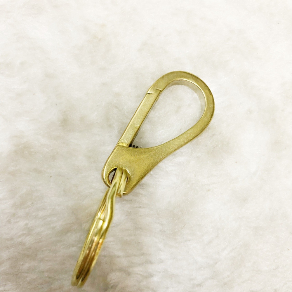 復古創意手工純銅龍頭盤風頭蛇鑰匙扣黃銅蟒蛇皮帶掛扣蟒蛇鑰匙扣-細節圖9