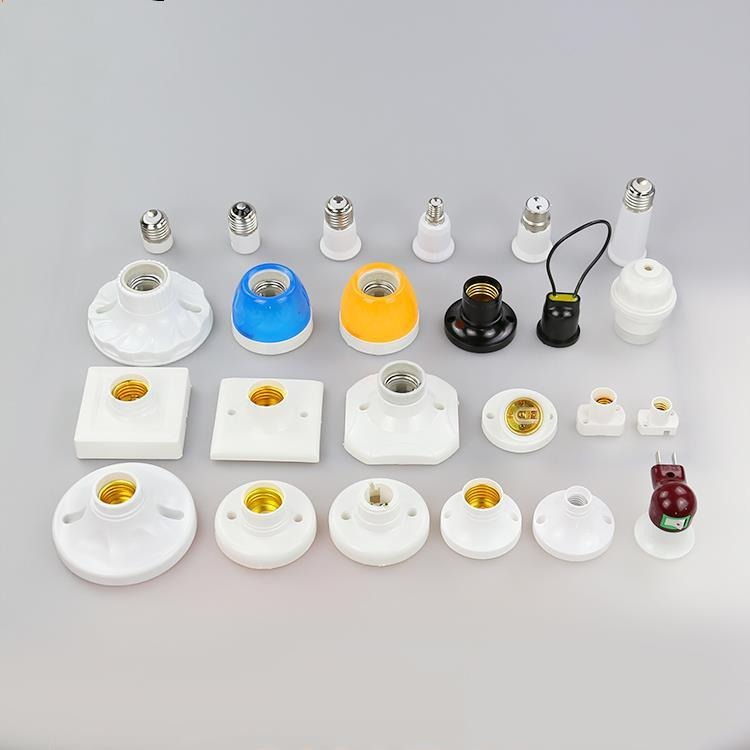 明暗轉螺加長插口e27插頭吸頂式裝e14家用燈頭螺旋卡口燈座通用口-細節圖3