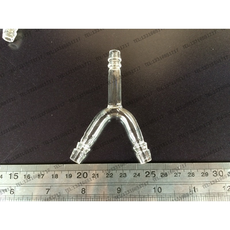 Y型接管加厚T連接三I三通氣管管 叉管玻璃加硬管聯L導-細節圖4