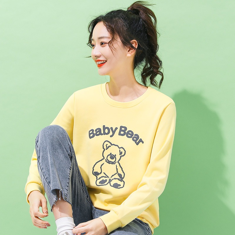 圓領衛衣女士秋冬年新款短款小個子設計感春秋年薄款上衣-細節圖3