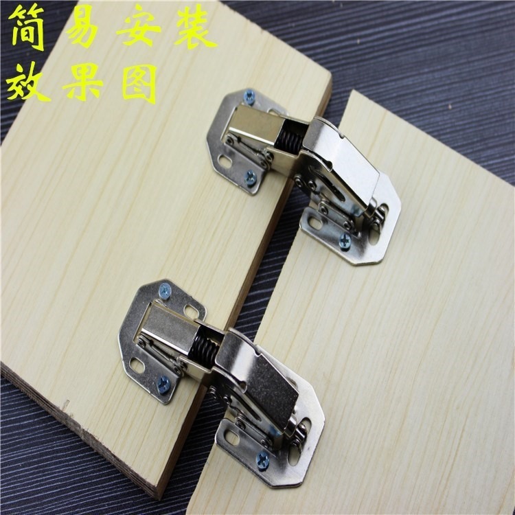 傢俱液壓櫥櫃折疊伸縮180合頁大鉸鏈翻板氣櫃子彈簧上下撐桿門-細節圖2
