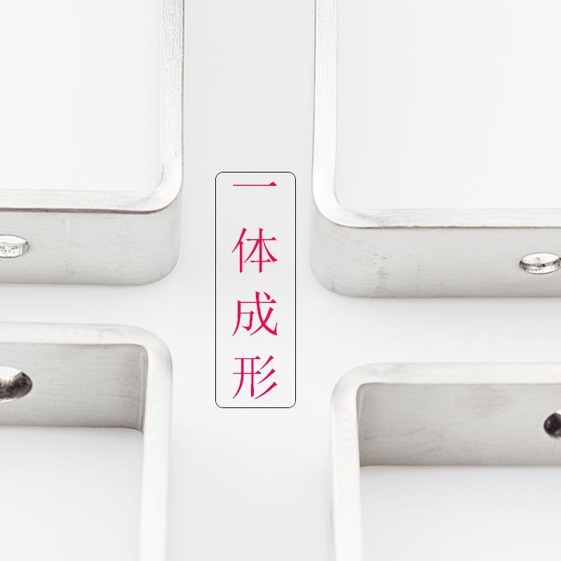 物架支架多功能吧臺五字架浴角鋼隔板墻置不銹鋼架承重白色-細節圖4