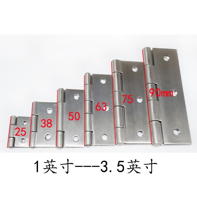 迷你不銹鋼活頁合頁開箱子盒寸23304折頁櫃門鉸鏈寸門窗小平小寸1-細節圖2