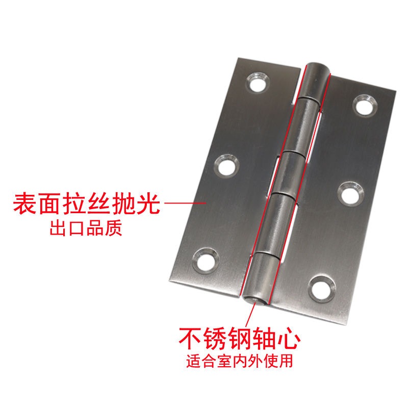 迷你不銹鋼活頁合頁開箱子盒寸23304折頁櫃門鉸鏈寸門窗小平小寸1-細節圖3