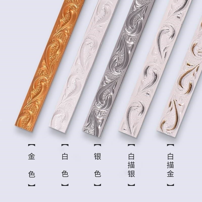 粘貼粘自自裝飾金色歐式線條邊條立體吊頂線畫框墻石膏邊線外觀收-細節圖3