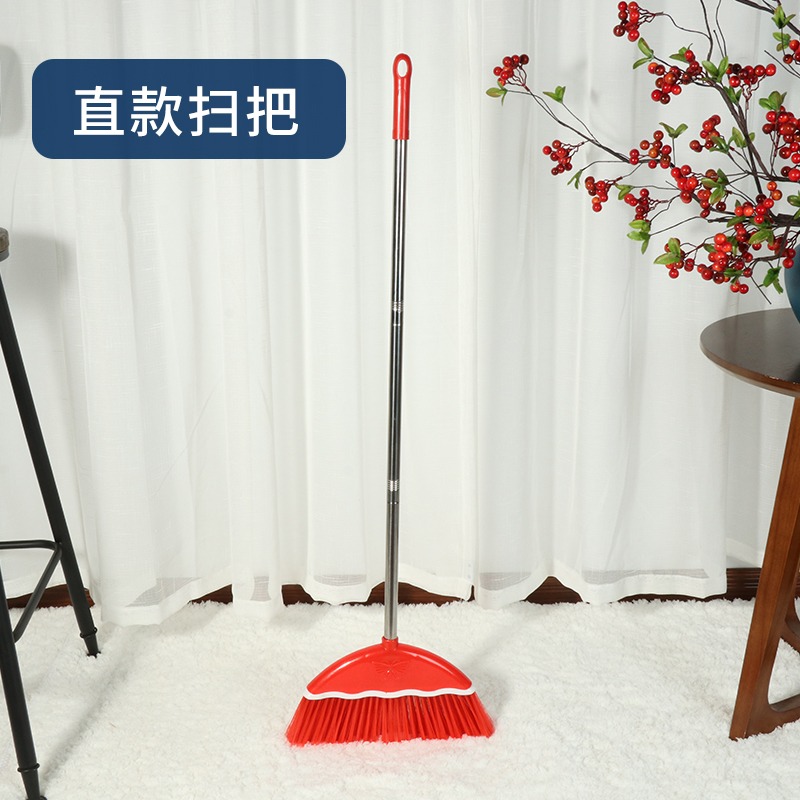 不銹鋼把手塑料幹濕兩用耐用室內外通用小號不粘毛掃水掃毛發掃把-細節圖4