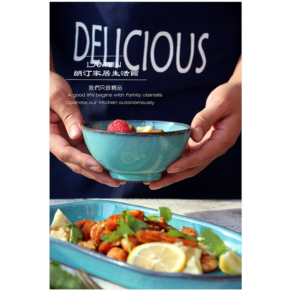 創意粗陶盤沙拉焗飯淺口盤魚盤不規則手工創意長條盤日式料理盤-細節圖9