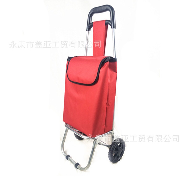 便攜折疊拉桿車 購物車超市手推車禮品 折疊老人爬樓小拉車廣告-細節圖3
