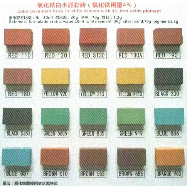 鐵色粉氧化國標黃特級顏料藍綠裝500g鐵紅黑棕橙粉-細節圖3