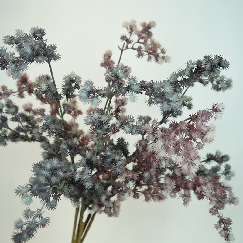 歐式復古仿真植物迷霧松針乾枝婚慶裝飾插花假花森系婚禮擺放花藝-細節圖2