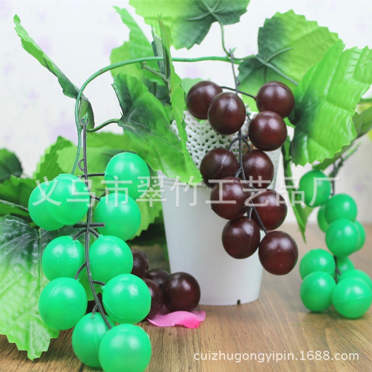 仿真葡萄葉藤條花藤蔓蘋果葉綠植物壁掛家居吊頂裝飾藤條-細節圖5