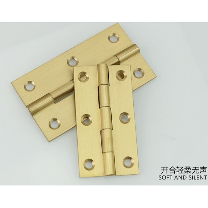 窗戶合葉小寸五金1合頁木箱寸配件迷你2寸3櫃門鉸鏈平開純銅折頁-細節圖2