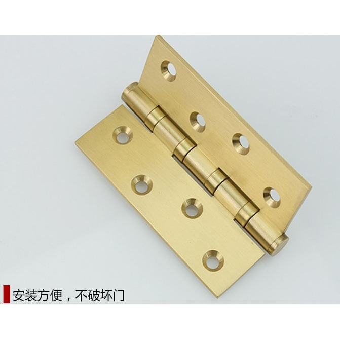 窗戶合葉小寸五金1合頁木箱寸配件迷你2寸3櫃門鉸鏈平開純銅折頁-細節圖3