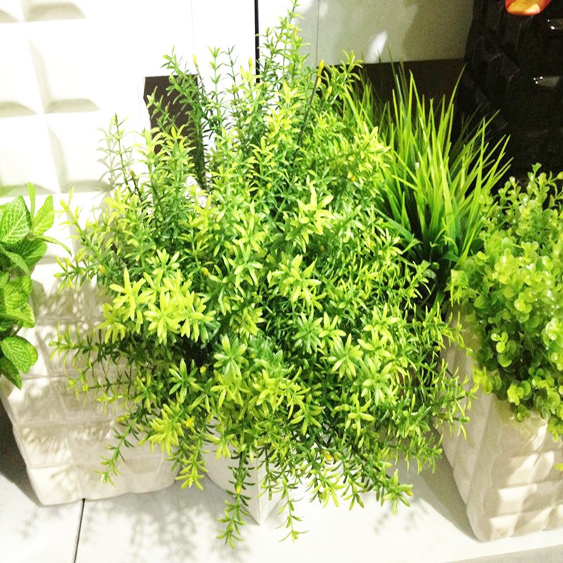 仿真植物葉子配件仿真綠植墻配材壁掛7叉午時草-細節圖5