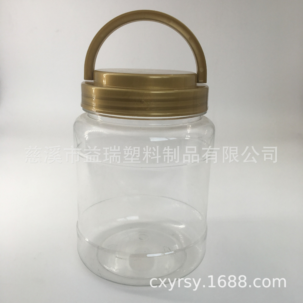1100g蜜手提蜂蜜瓶 圓形PET瓶 食品級透明塑料桶(K176）-細節圖5