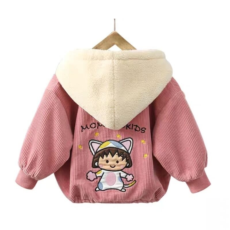 女童新款春秋外套0-1-3-4歲洋氣寶寶春季兒童燈芯絨小孩衣服5-細節圖5