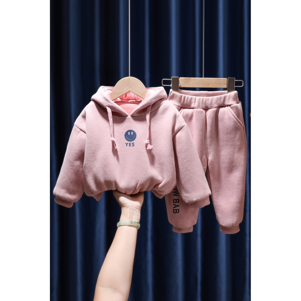 女寶寶秋冬裝套裝小童洋氣新款2嬰兒保暖衣服1-6歲女童加絨兩件套-細節圖6