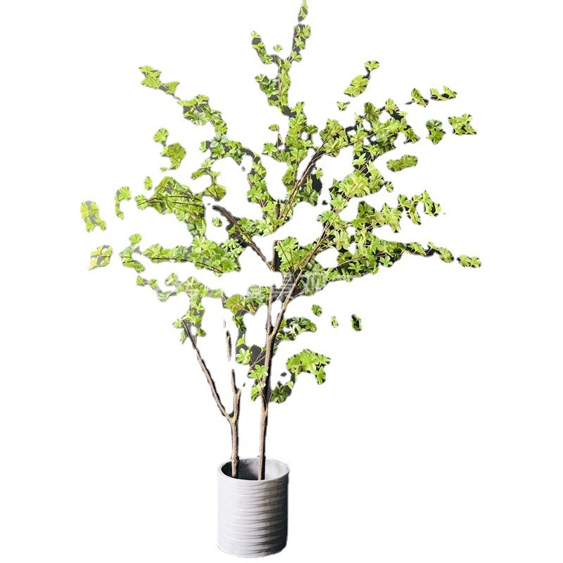仿真吊鐘綠色植物樹枝插花乾枝 綠植葉子室內馬醉木假花樹葉-細節圖5