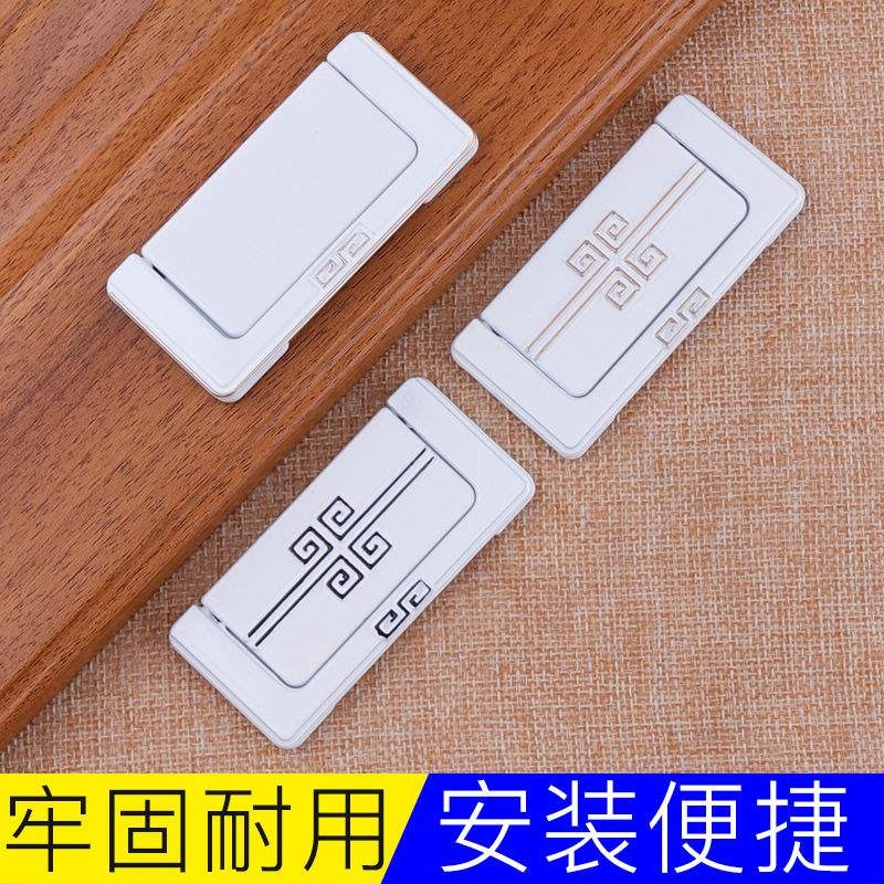 櫥櫃櫃子櫃門手黑簡約歐式拉手色隱形明裝平裝衣櫃暗門把抽屜拉手-細節圖4