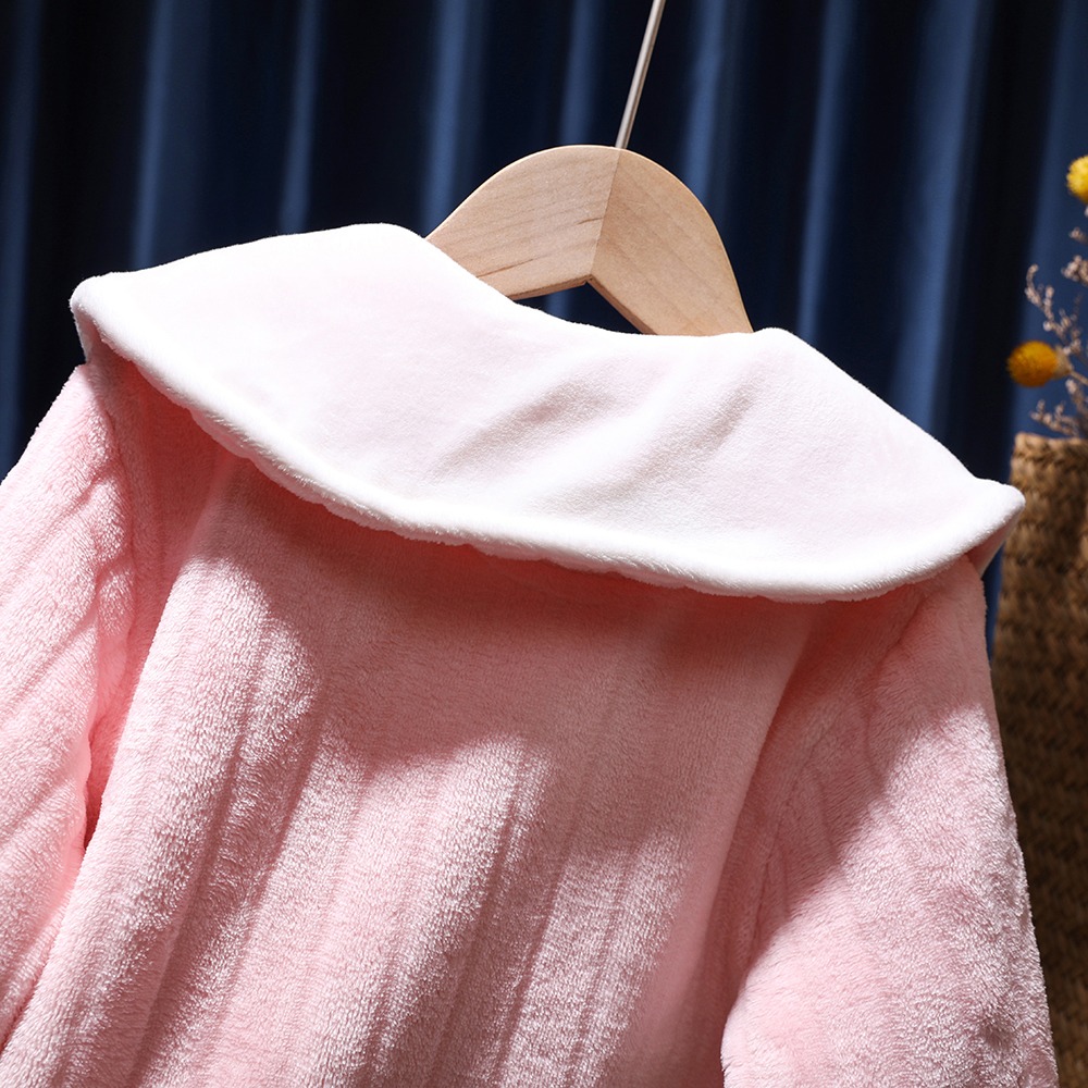 童裝冬裝女童棉絨家居服兒童草莓長袖睡衣女寶寶時尚可愛加厚套裝-細節圖4