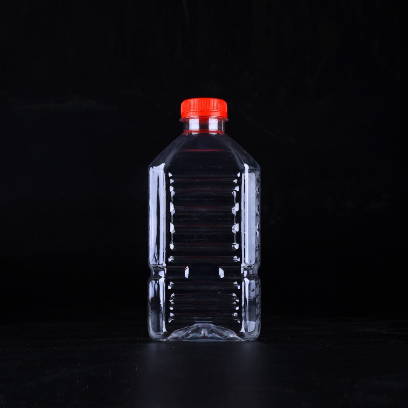 食品級塑料瓶帶蓋pet空瓶子透明塑料1升2兩1斤2斤裝酒瓶空瓶500ml-細節圖3