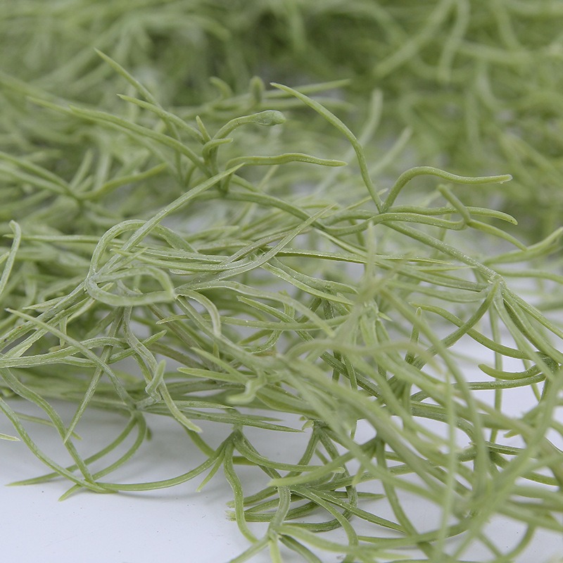仿真植物空氣草藤條把束裝飾塑料綠植居家壁掛婚慶擺件葉子-細節圖3
