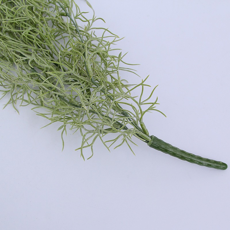 仿真植物空氣草藤條把束裝飾塑料綠植居家壁掛婚慶擺件葉子-細節圖4