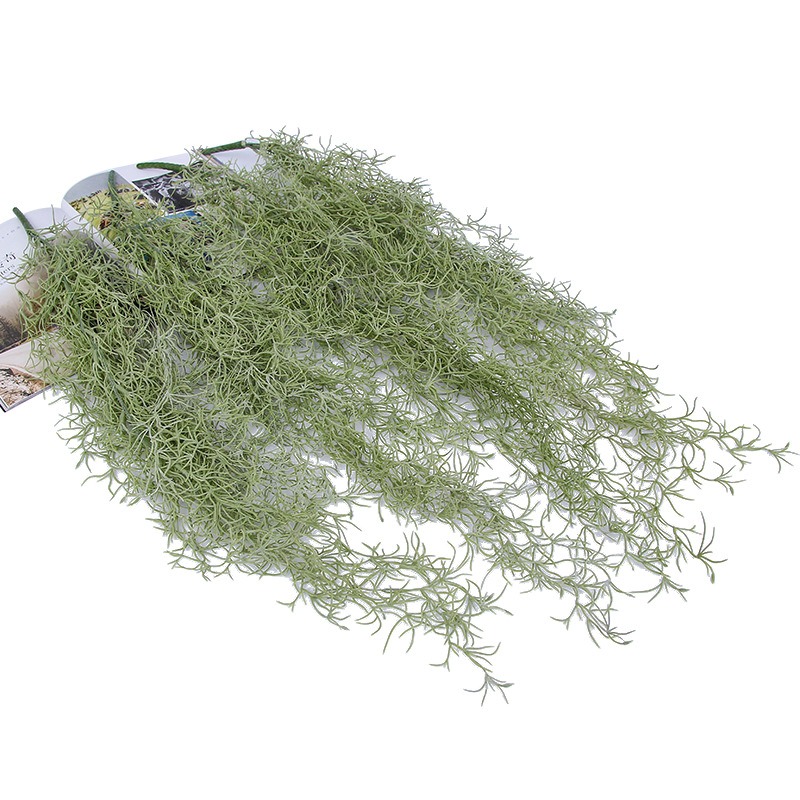 仿真植物空氣草藤條把束裝飾塑料綠植居家壁掛婚慶擺件葉子-細節圖5